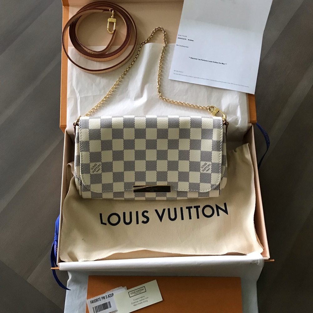 Louis Vuitton Favorite Pm in Damier Azur